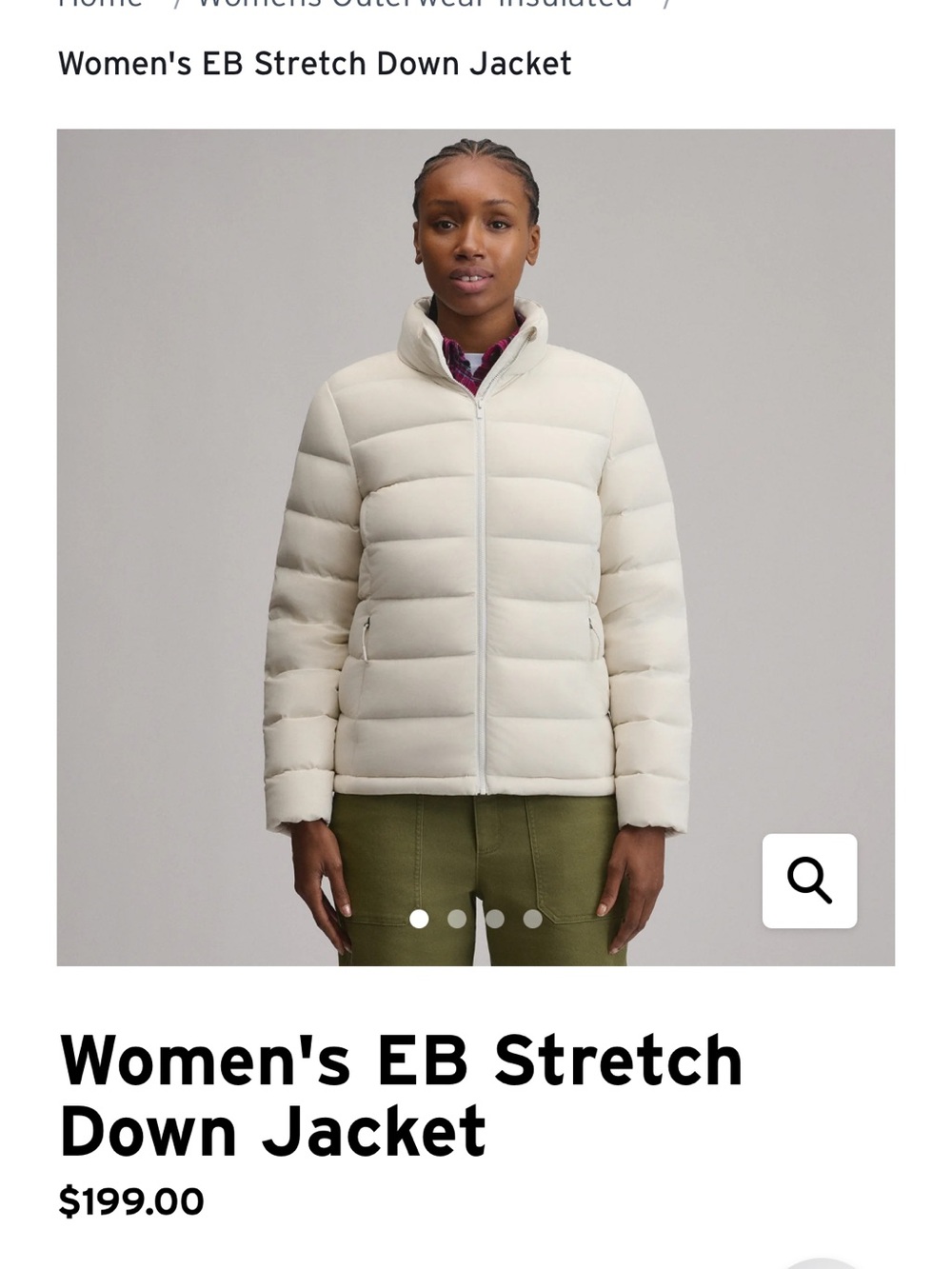 Eddie Bauer EB Stretch Down Jacket